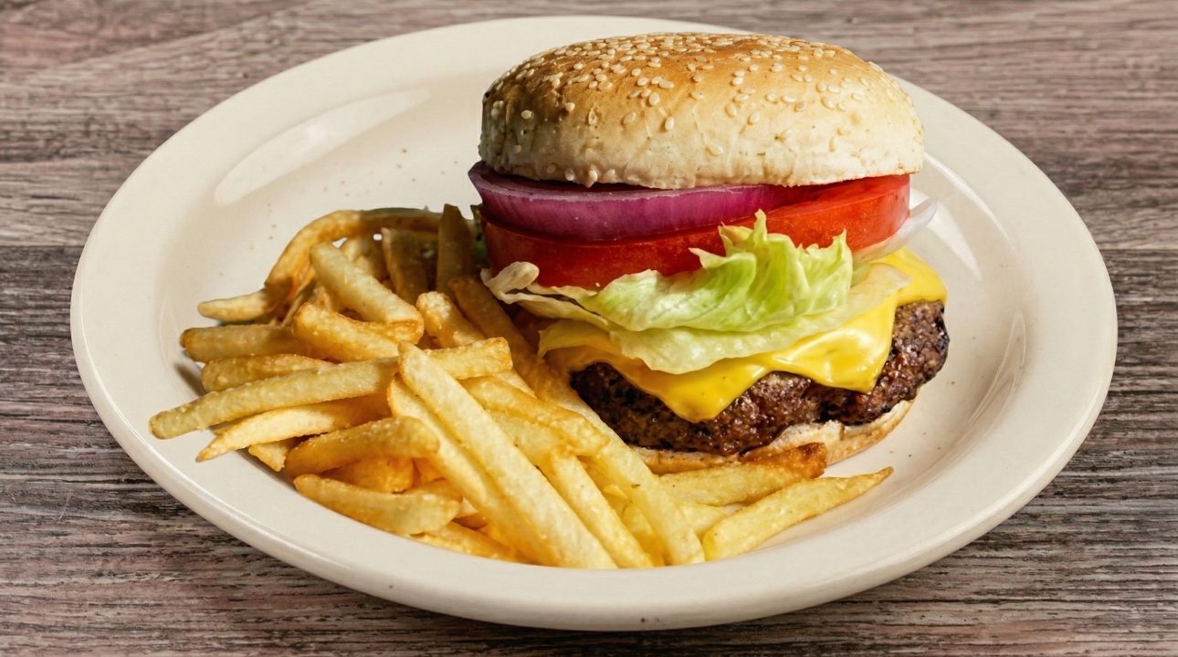 Cheese Burger Deluxe.
