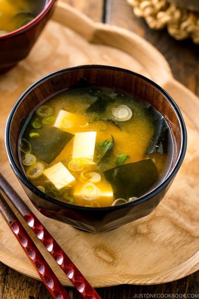 Miso soup.