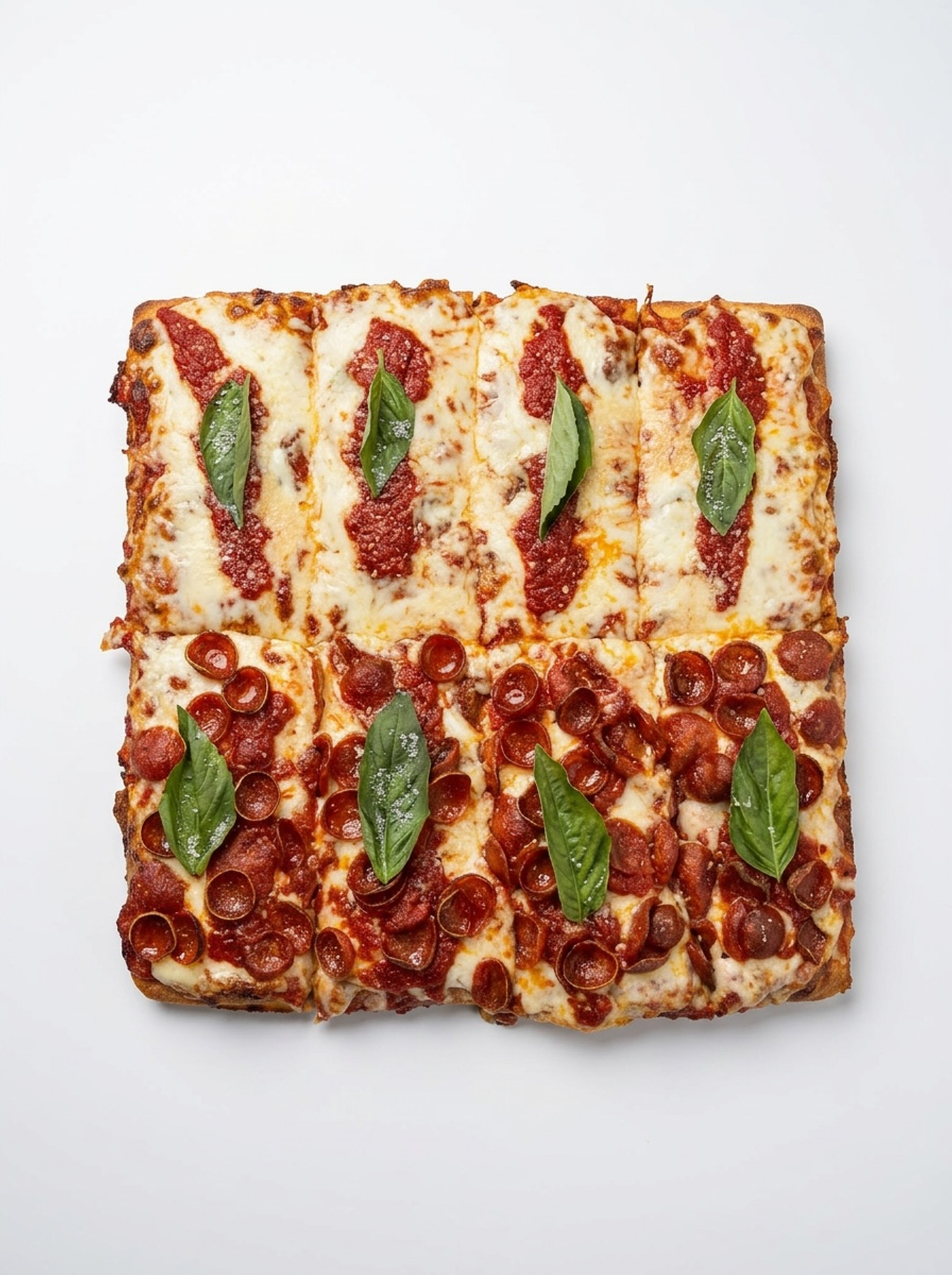 16" XL Sicilian Cheese Pizza.