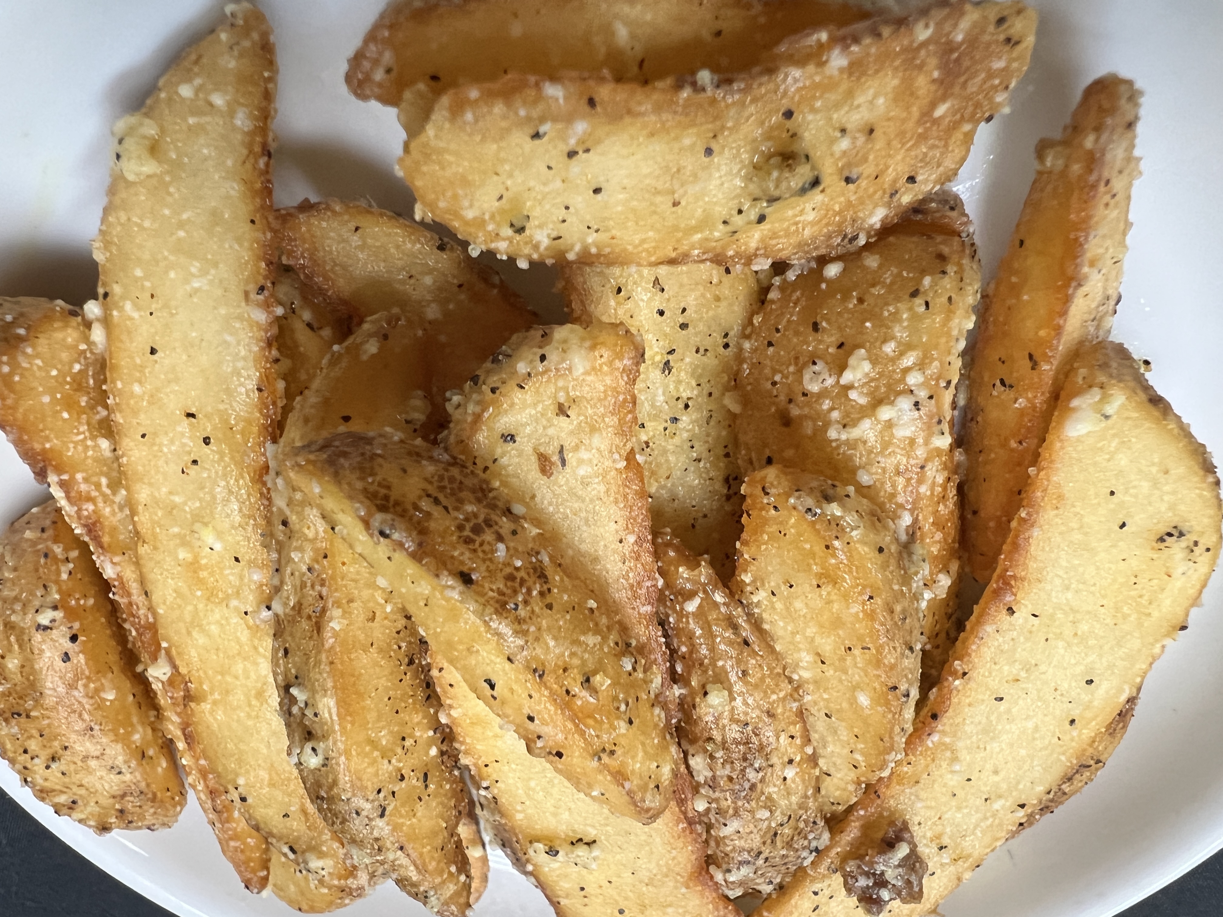 Truffle Parmesan Potato Wedges.