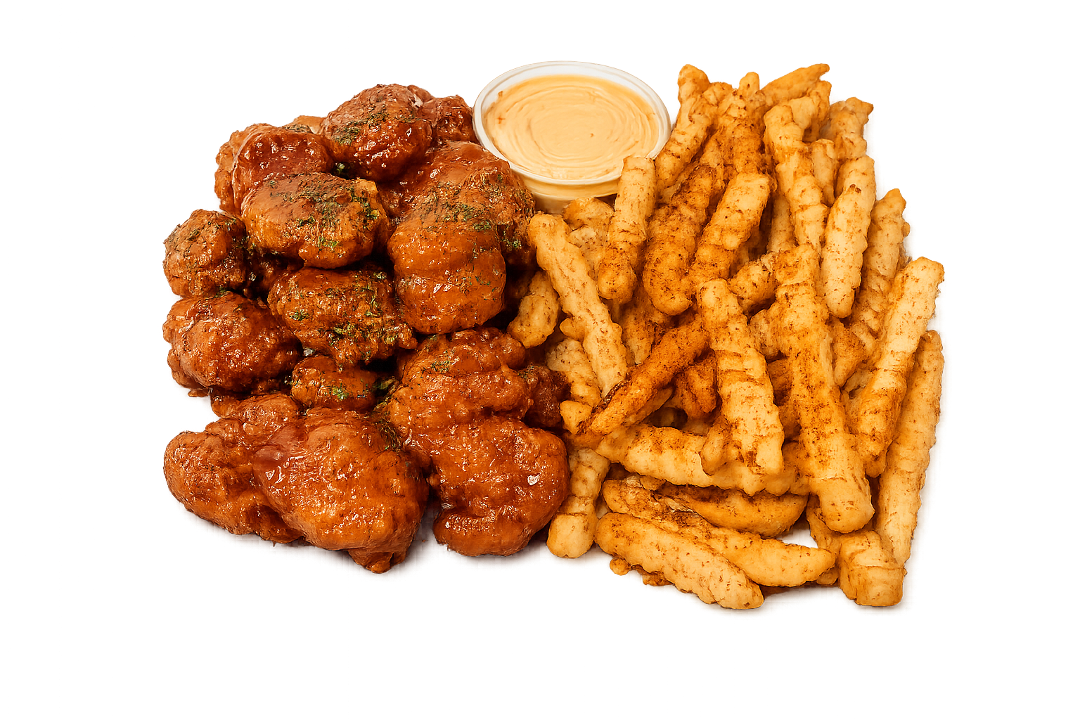 Mu's #1 - Chicken Bites W/ Fries.