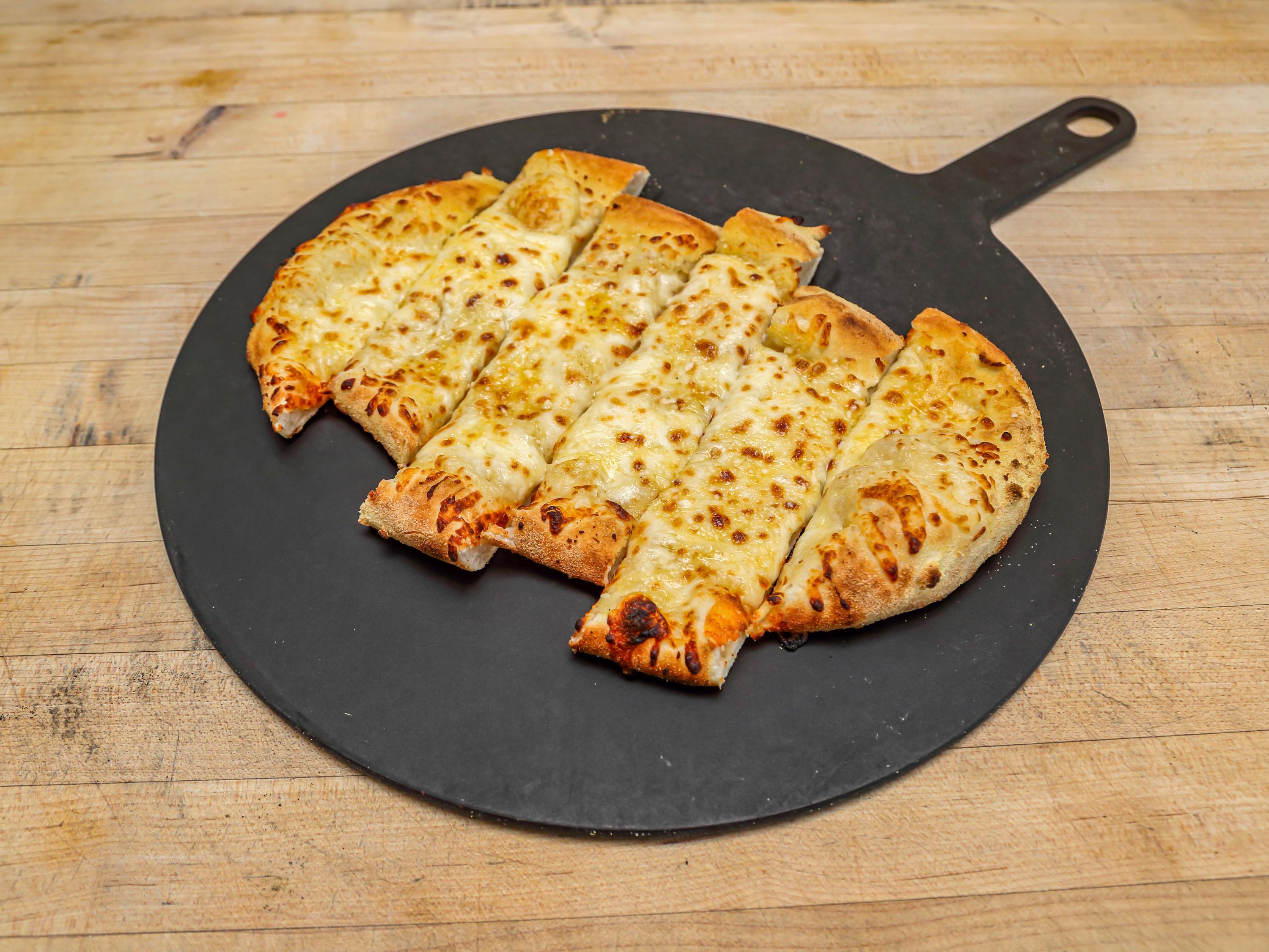 Cheesy Bread & House Sauce.