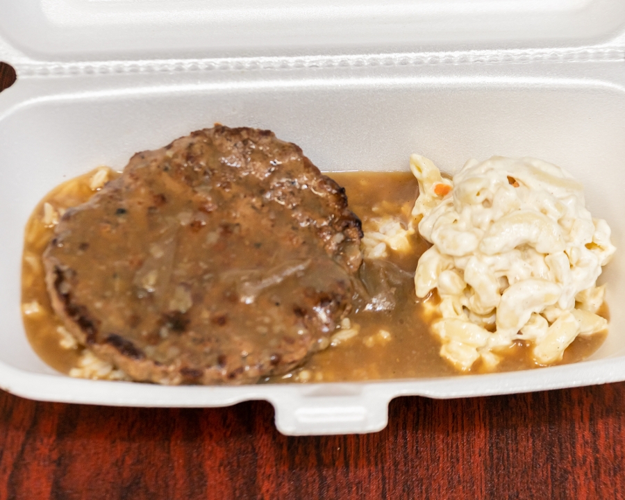 Single Hamburger Steak.