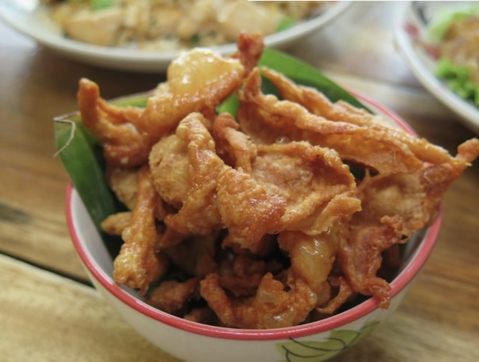 Crispy Chicken Skin.