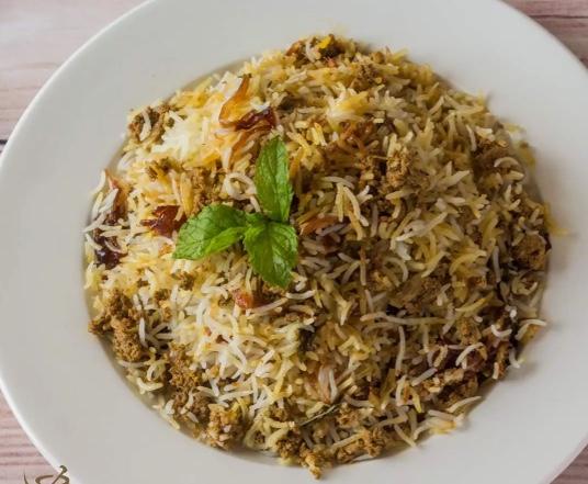 Veg Kheema Biryani Family Pack.