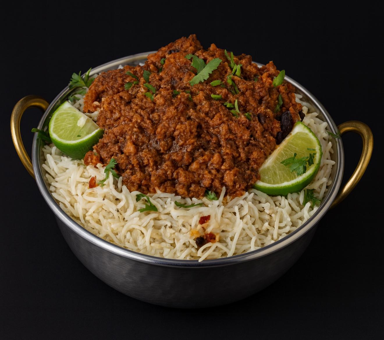 Mutton Kheema Pulav.