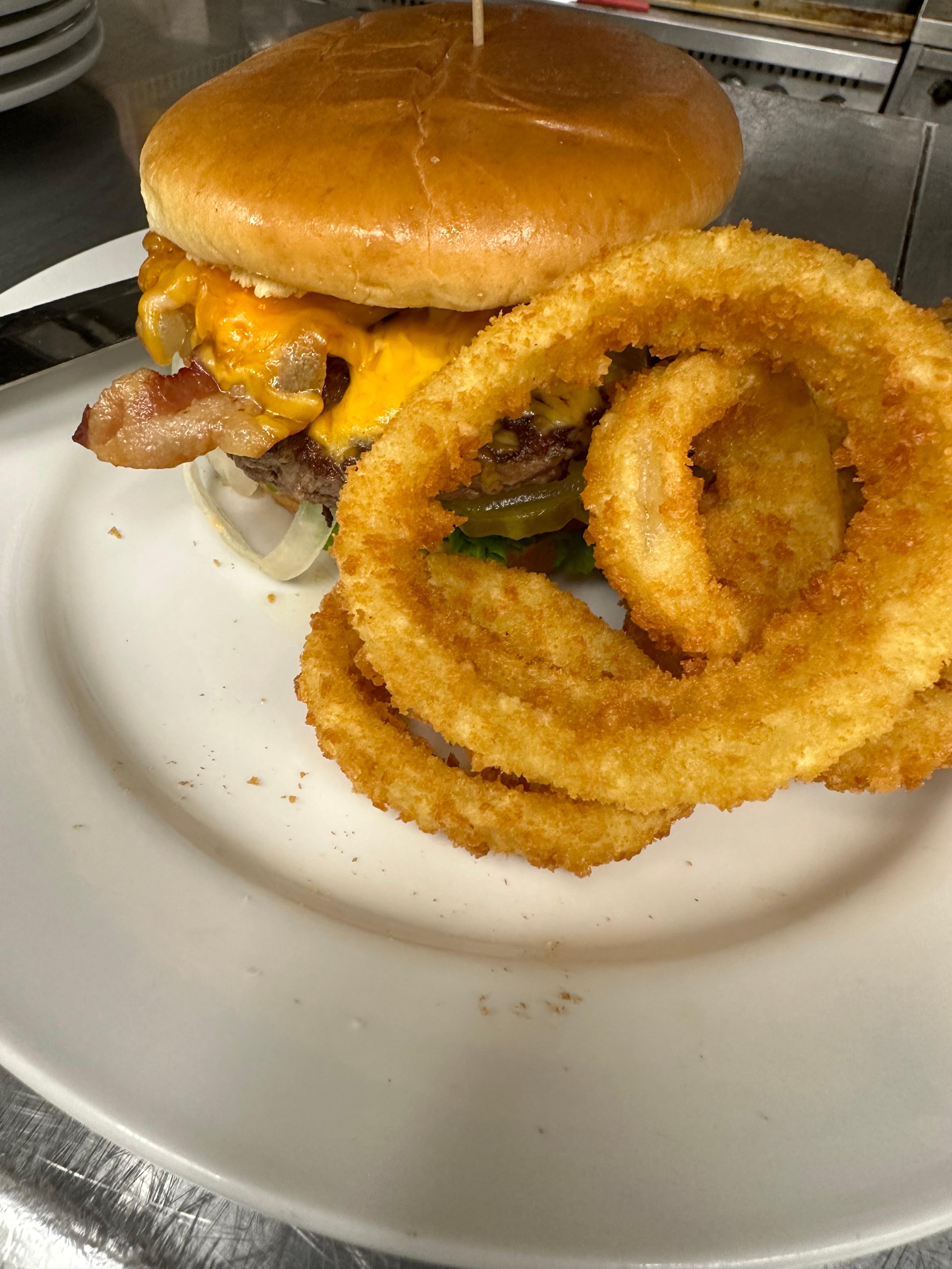 Bacon Cheese Burger.