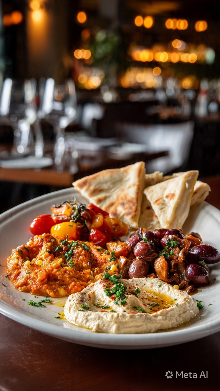 Mediterranean Mezze Trio.