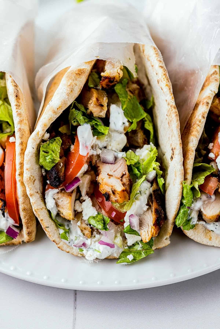 Traditional Gyro Wrap.