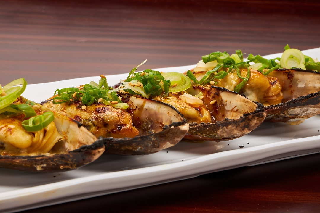 Baked Mussels (5PCS).