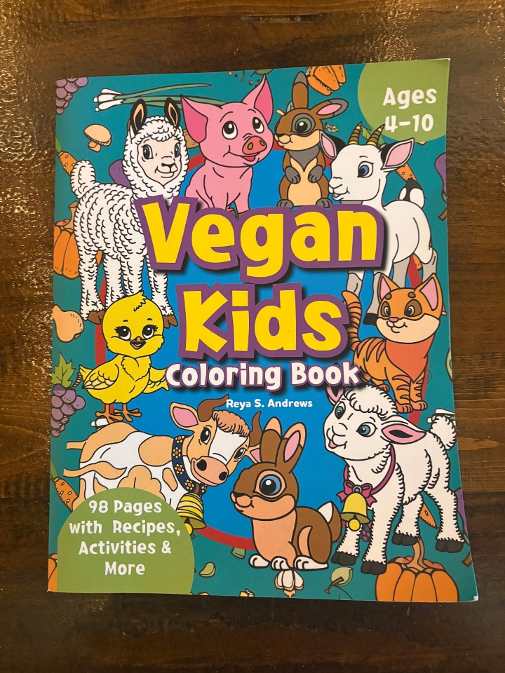 Vegan coloring books.
