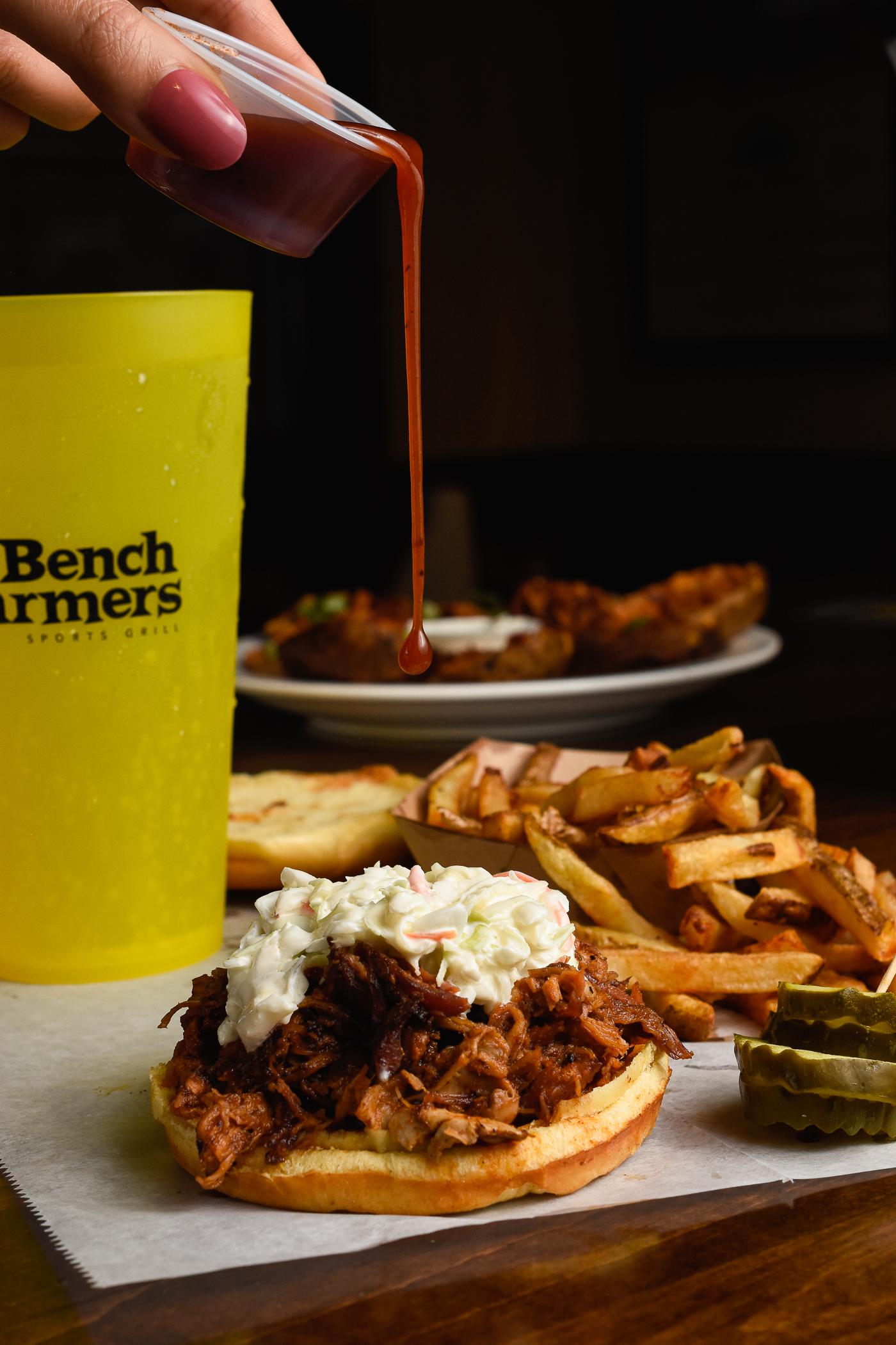 BBQ Pork Sandwich.