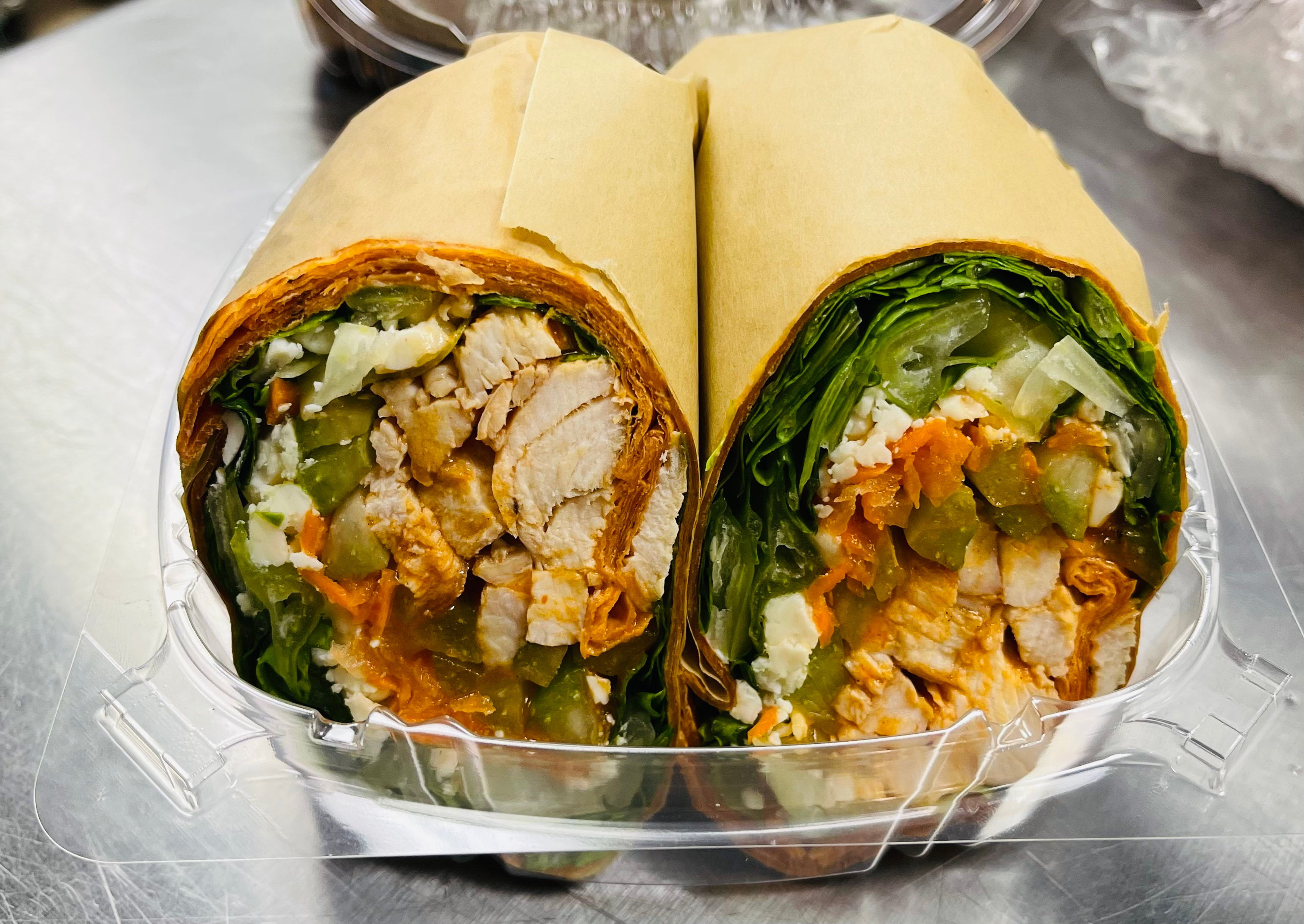 Buffalo Chicken Wrap.