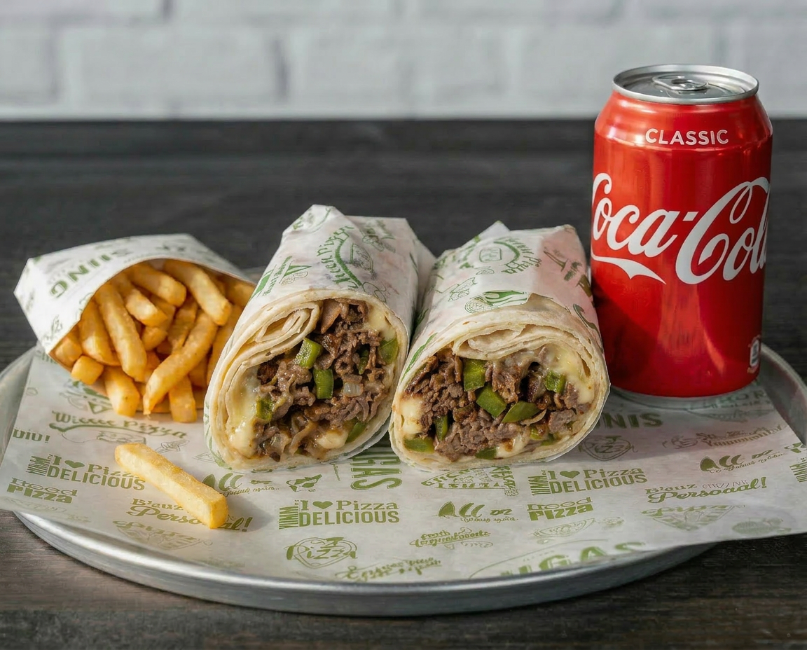Philly steak Wrap.