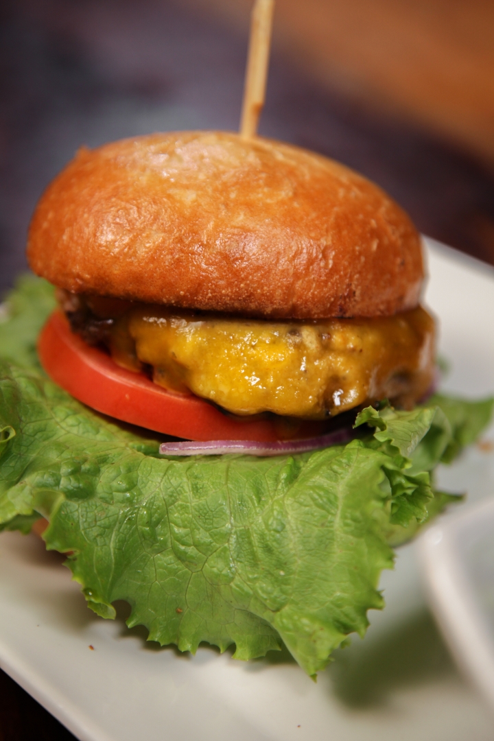 Corner Drafthouse Burger.