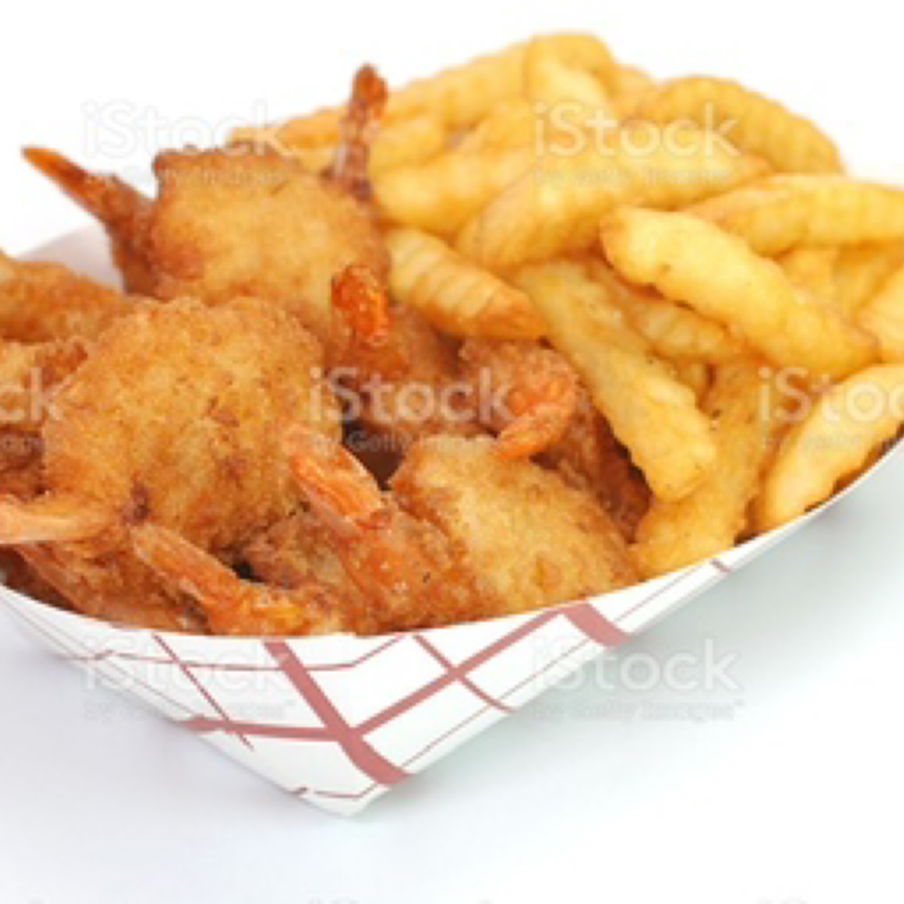10 Shrimp w/Fries.