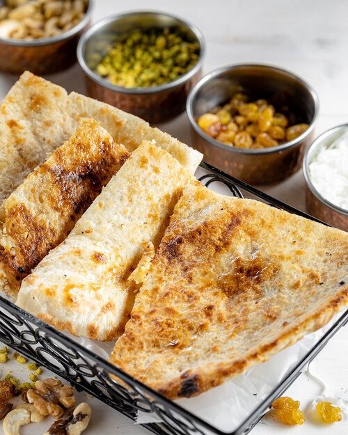 Sweet Nutty Naan.