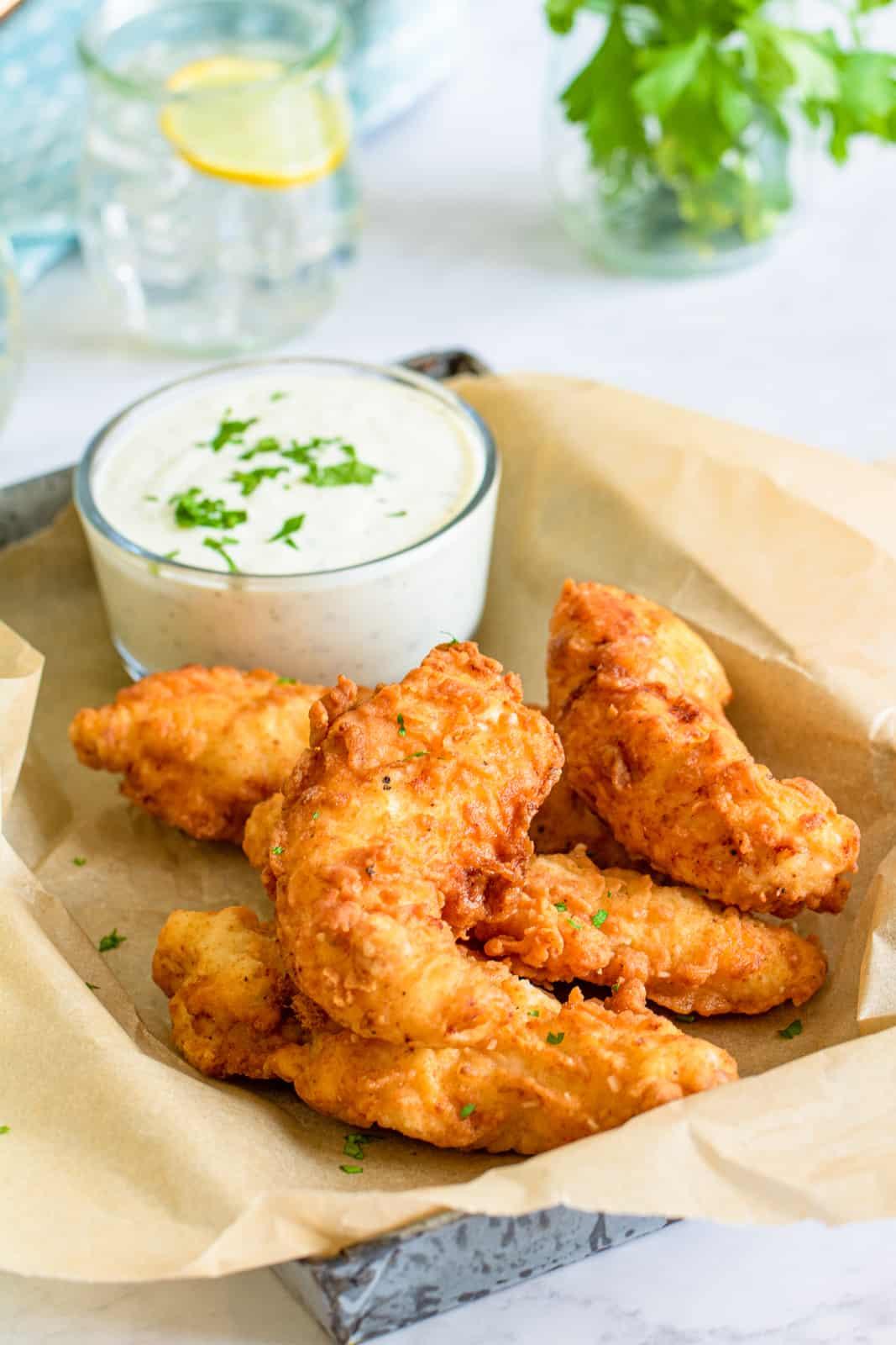 Chicken Tenders - Adult Portion.