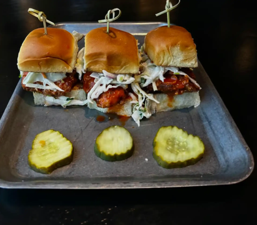 Crispy Chicken Sliders.