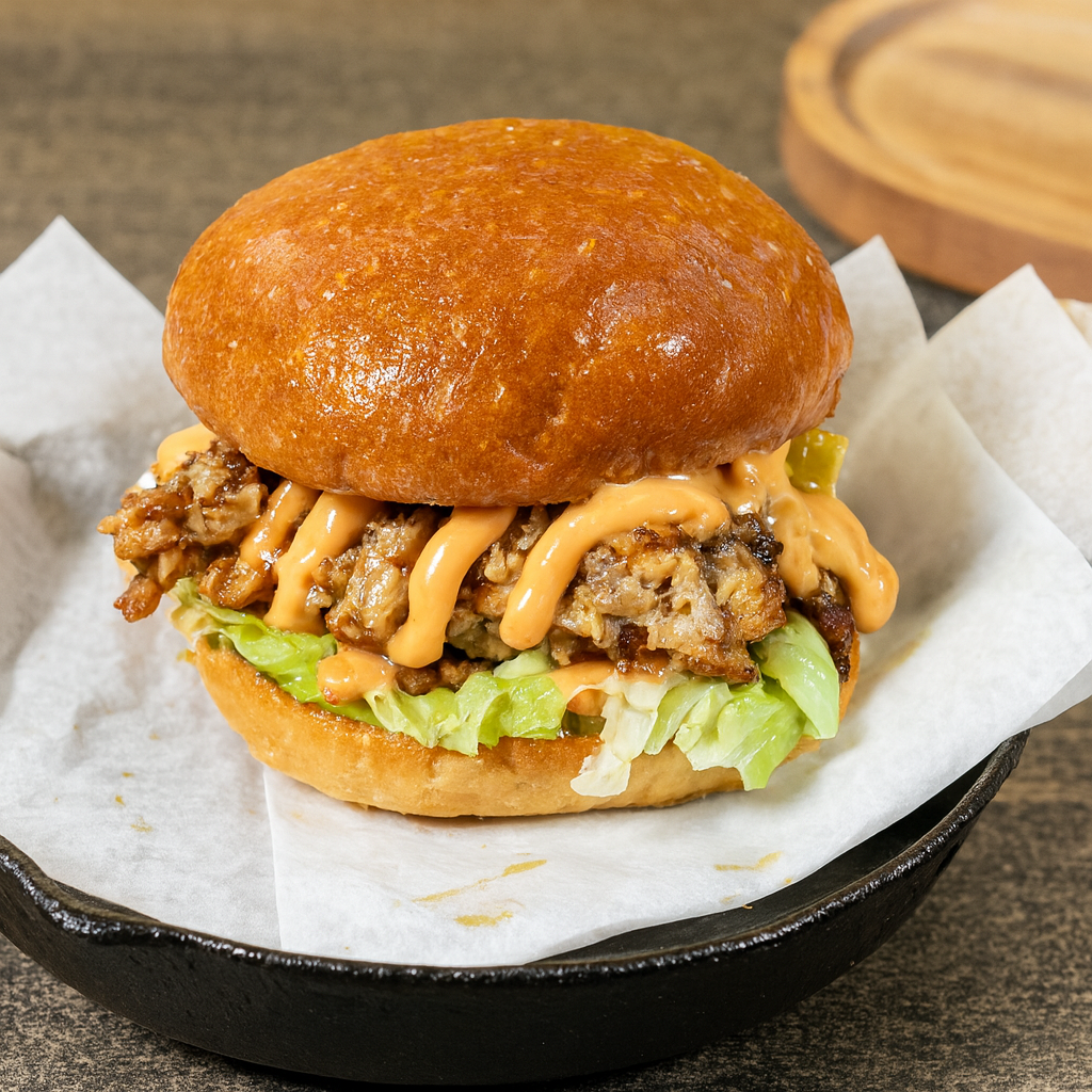 Pulled Pork Sandwich.