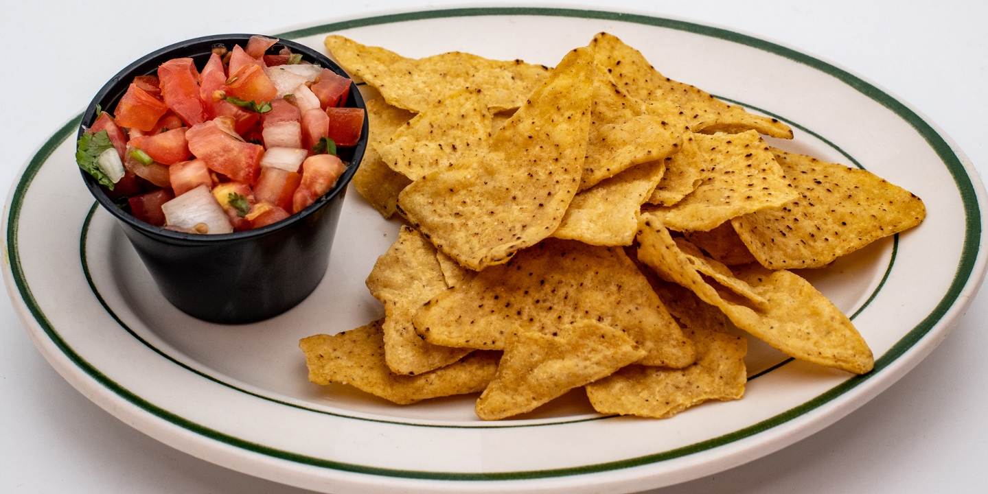 Chips & Large Amelia's Baja Salsa.