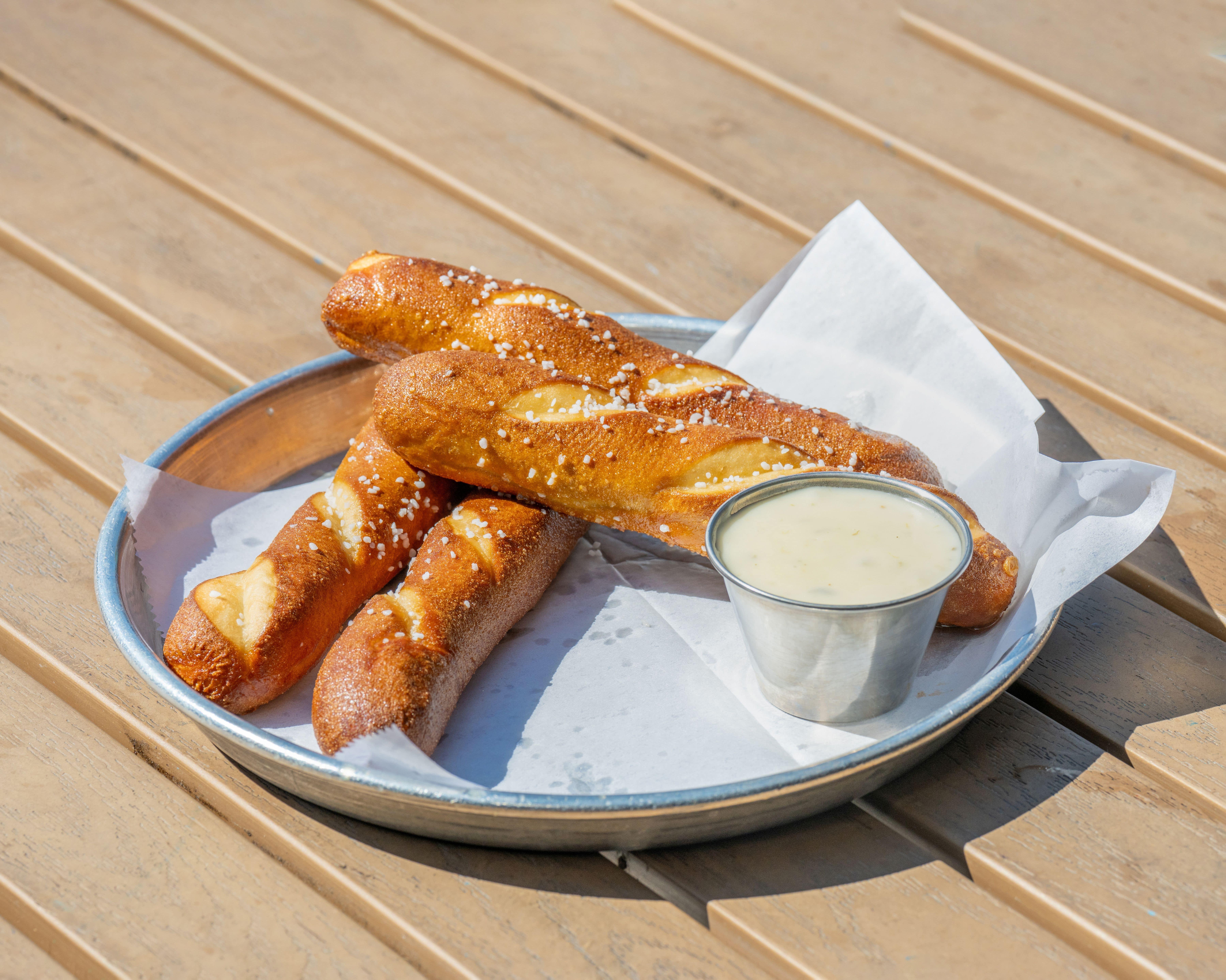 Bavarian Pretzels.
