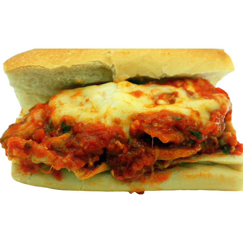 Chicken Parmigiana Hero.