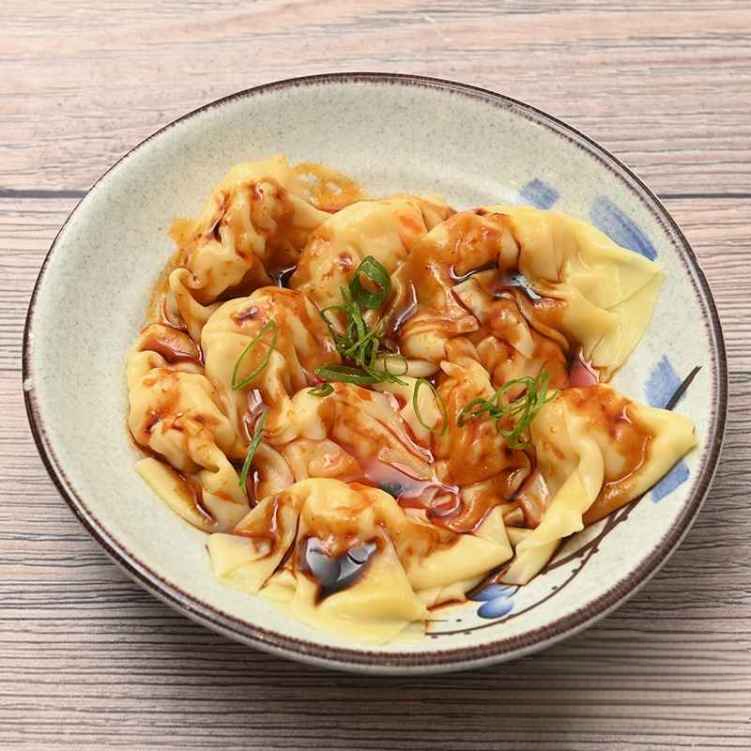 AP10. 紅油抄手/Szechuan Dumpling in Peanut Sesame Sauce.