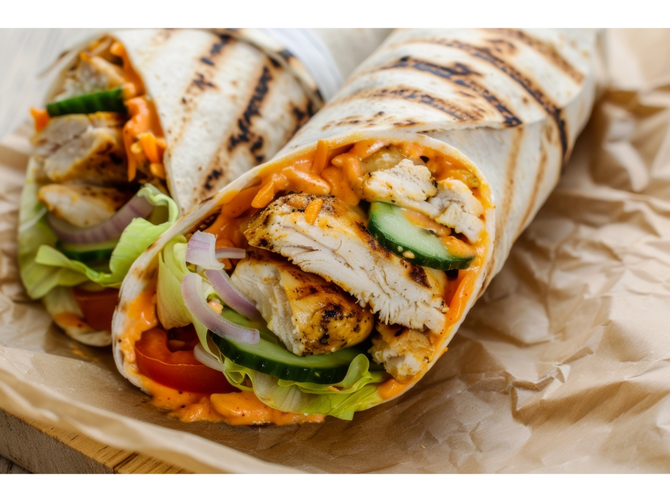 Breaded Chicken Wrap.