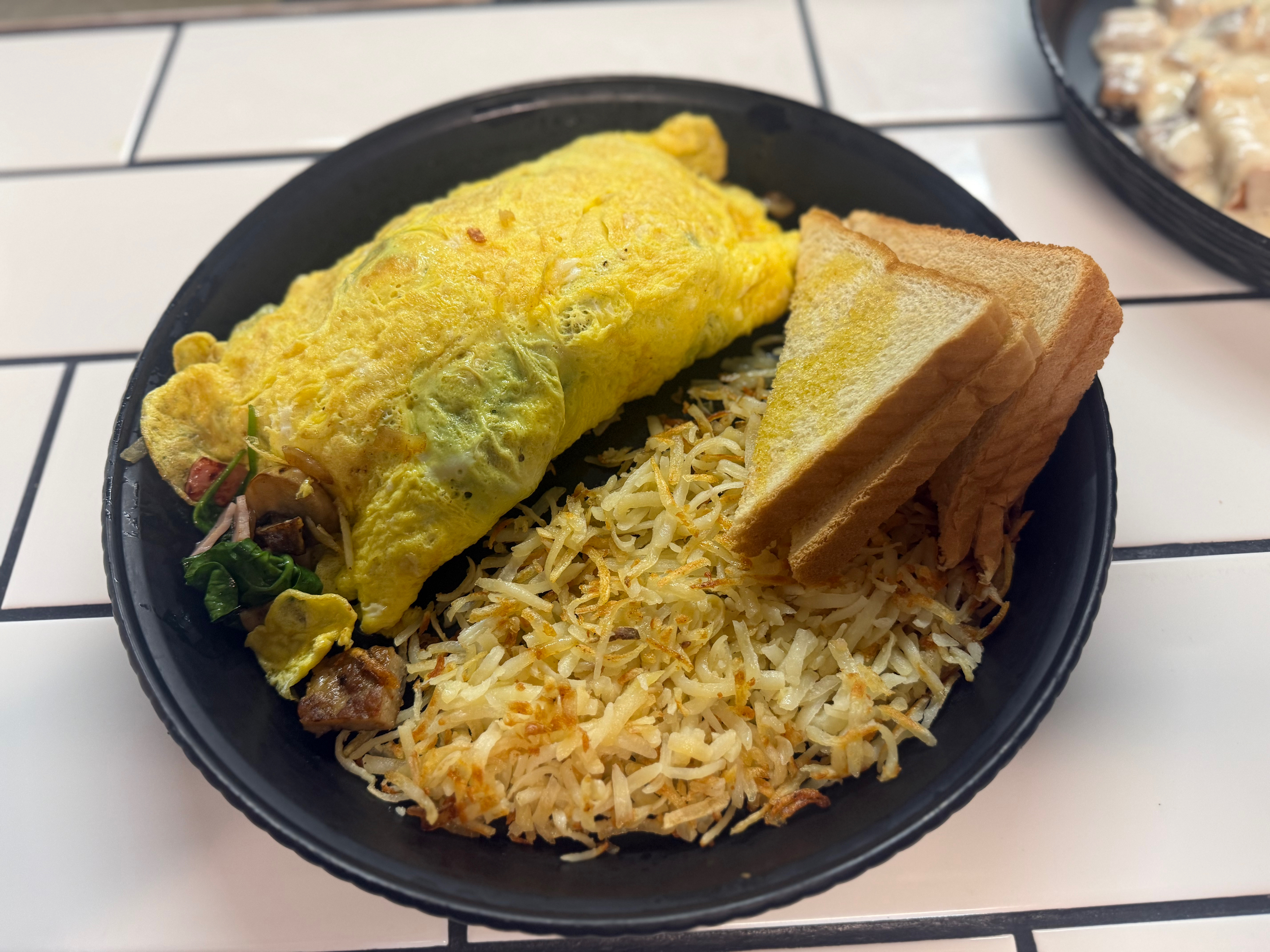 3 Egg Cheese Omelet Only.