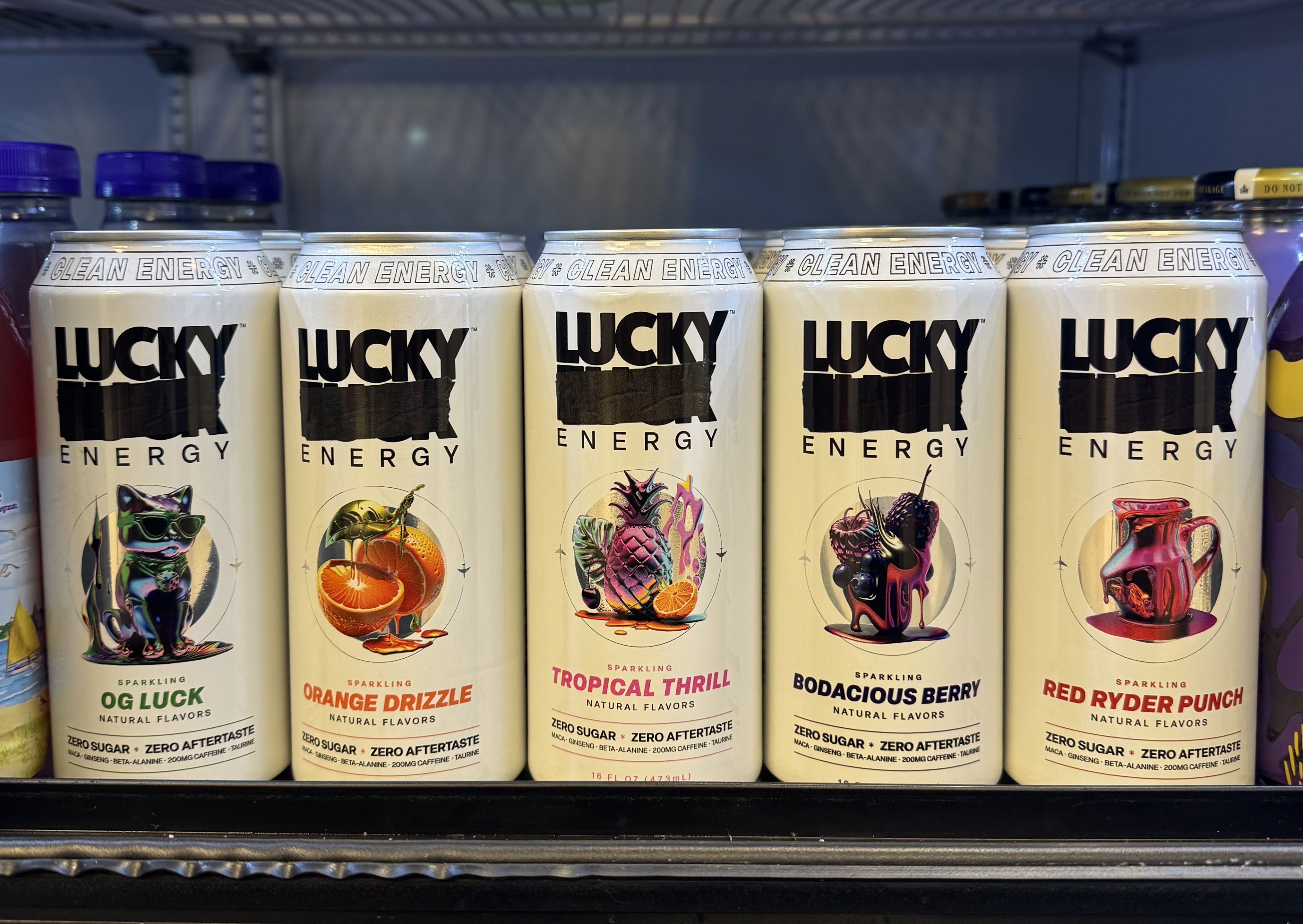 Lucky F**k Energy Drink.