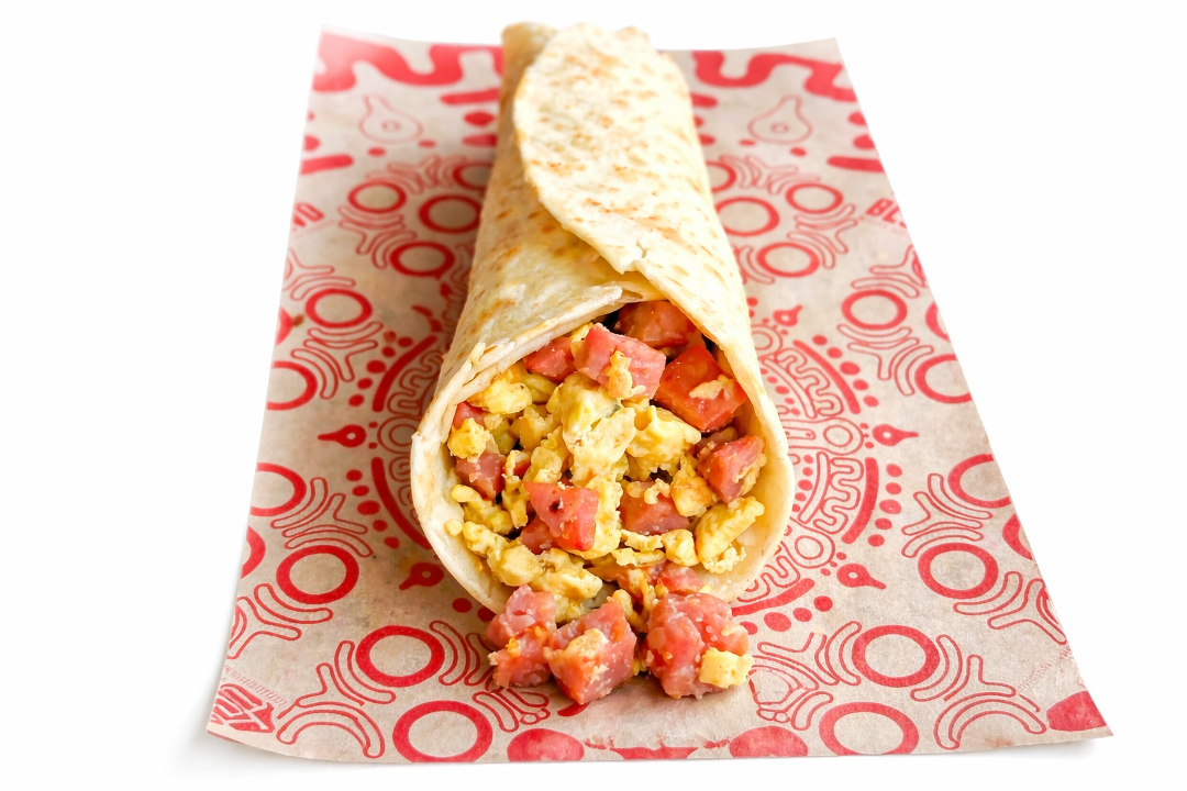 Breakfast Taco Ham And Egg.