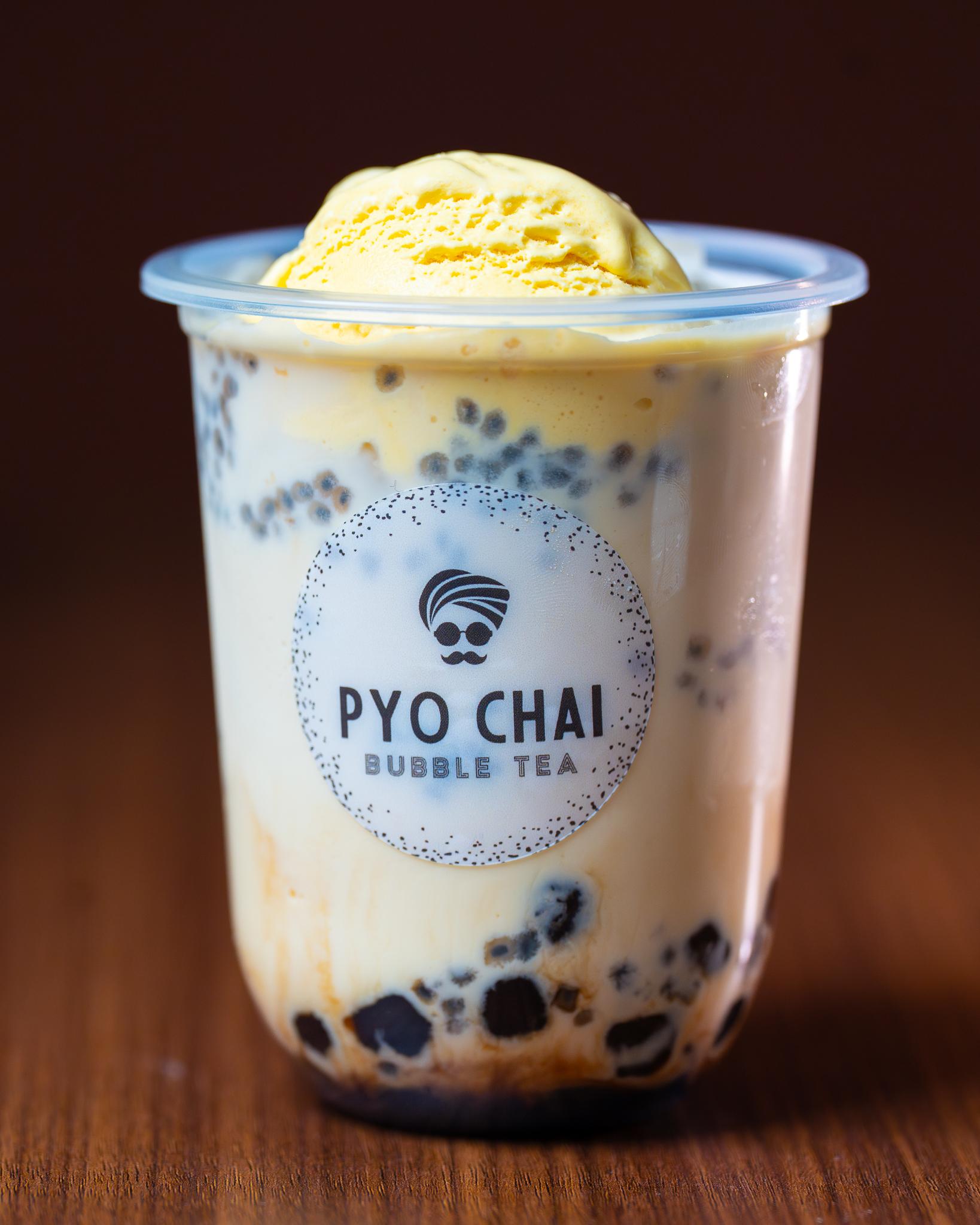 PYO Mango Kulfi Milk Tea.