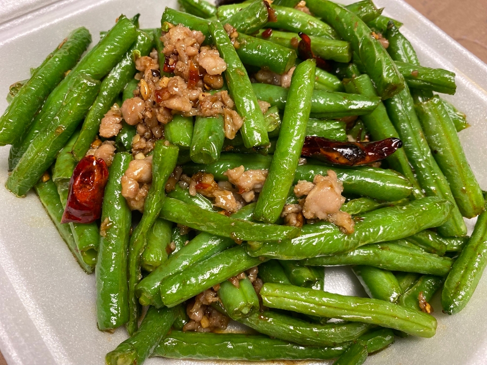 豆仔肉碎 84.String Bean w/Mince Pork.