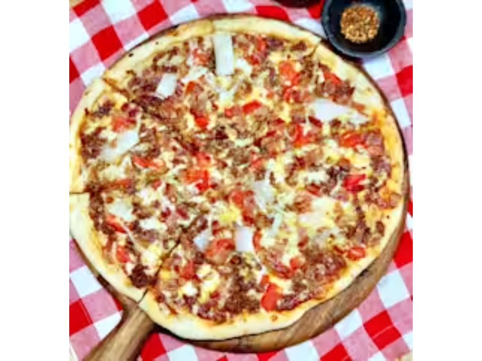 Roma Bacon Cheeseburger Pizza 14".