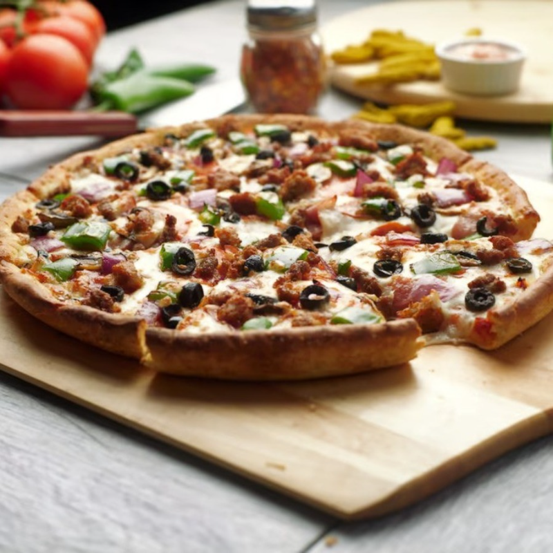 Detroit Halal Mediterranean Combo Pizzatwist.