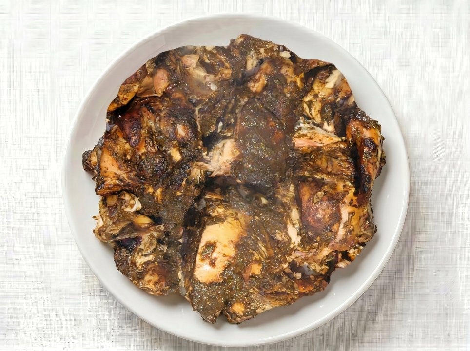Whole, No Sides Jerk Chicken.