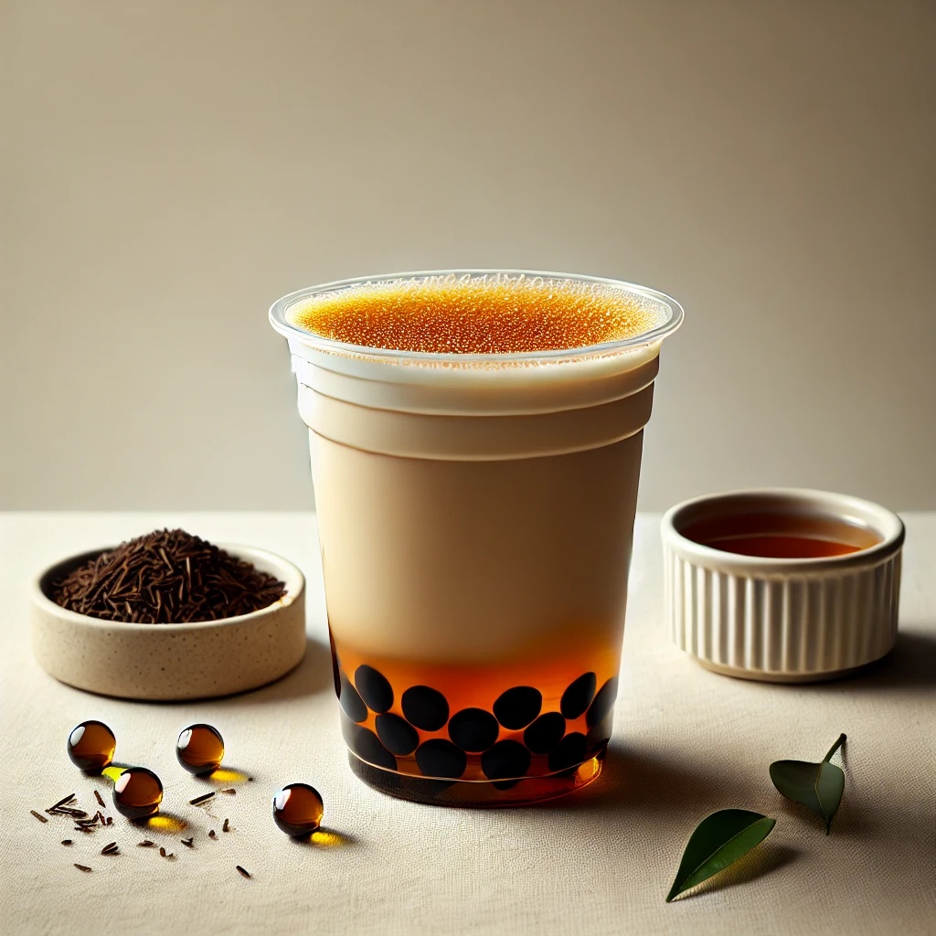 Brown Sugar Creme Brûlée Milk Tea.