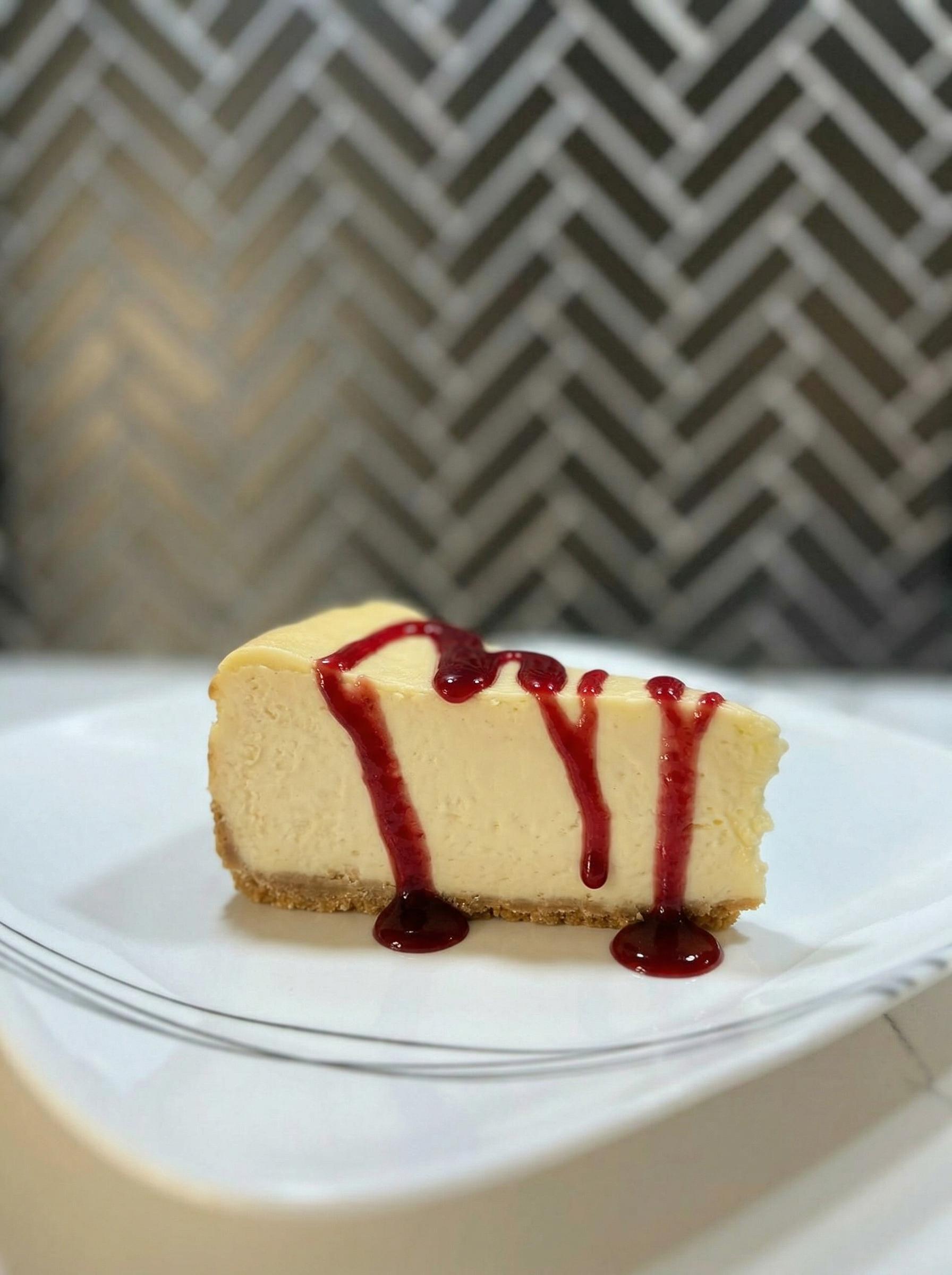 New York Style Cheesecake.