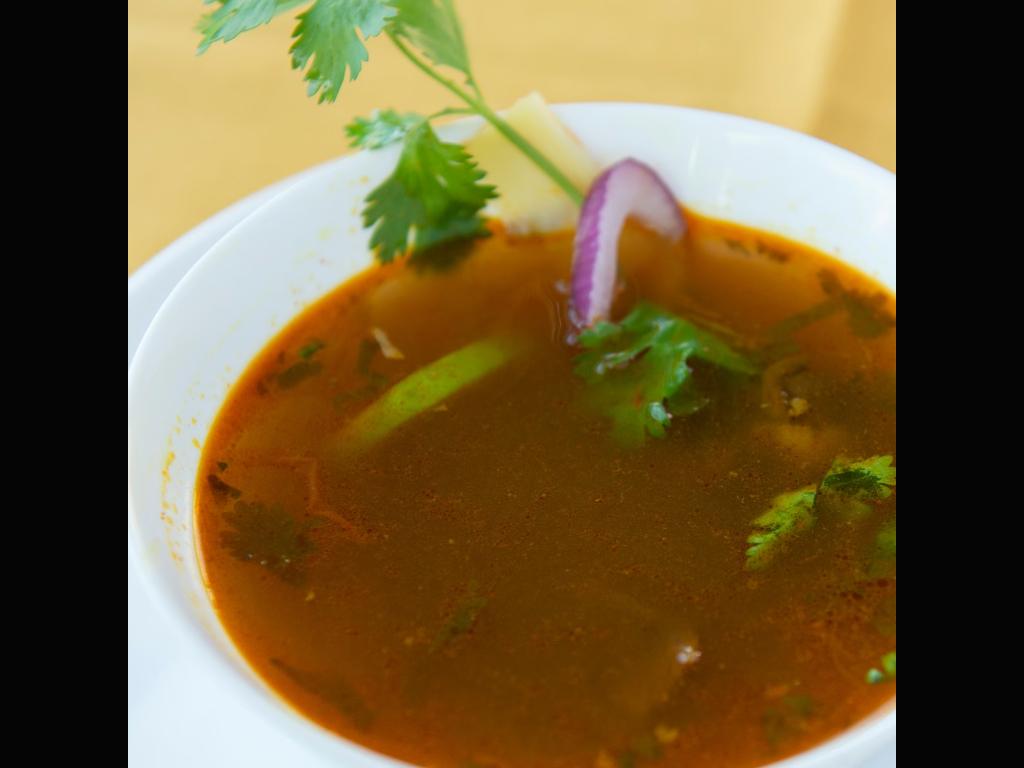 Mutton Bone Soup (Nenju Elumbu Saru).