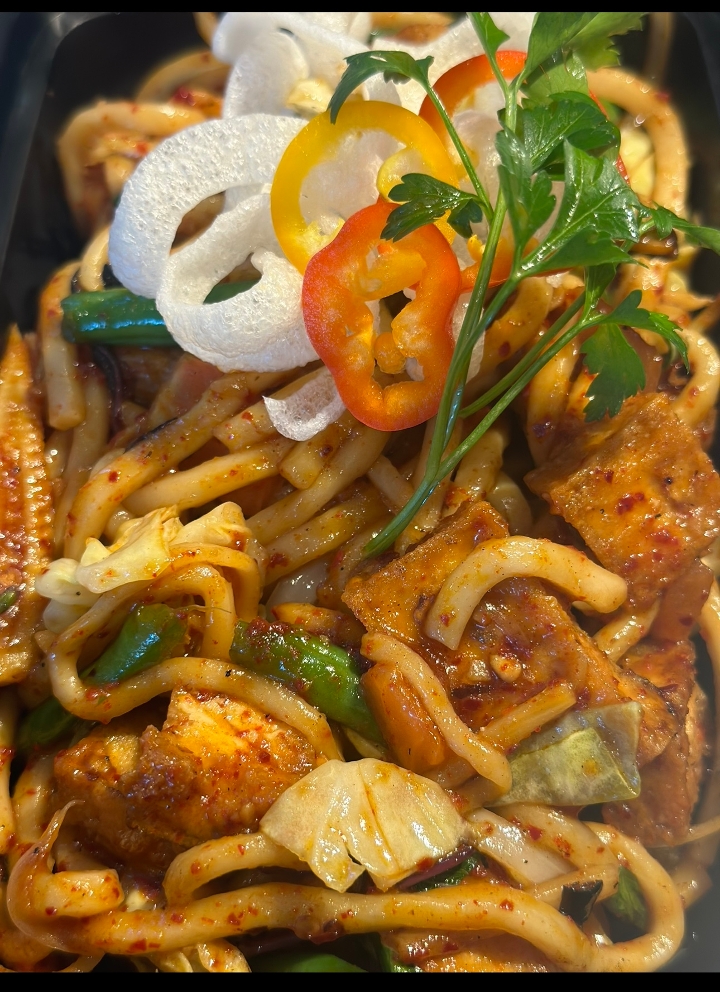 Drunken crispy tofu.