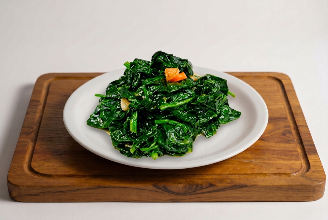 Sautéed Spinach.