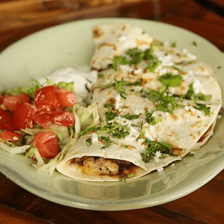 CHICKEN FAJITA QUESADILLA.