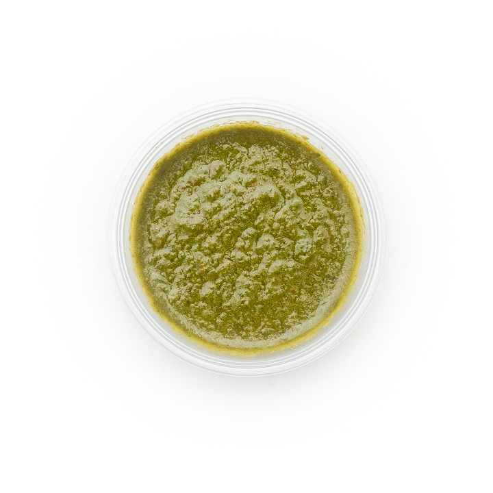 Extra sauce - Cilantro chutney sauce.