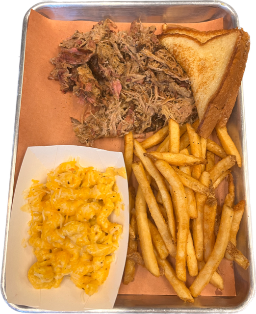 Pulled Pork Platter.