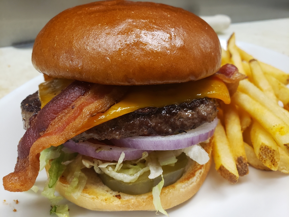 Bacon Cheese Burger.