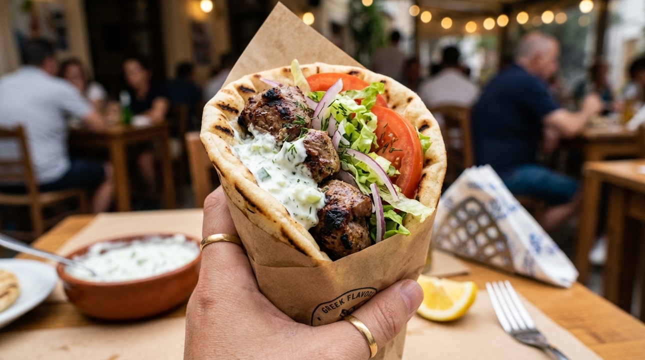 LAMB SOUVLAKI PITA sw.