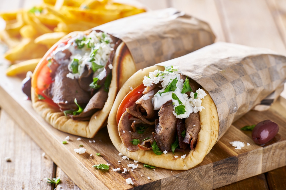 Variety Gyro Platter.