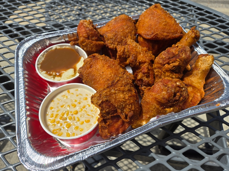 Phil's Family Meal (10 Piece, 2 Sides, 2 Biscuits, 2 Sauce).