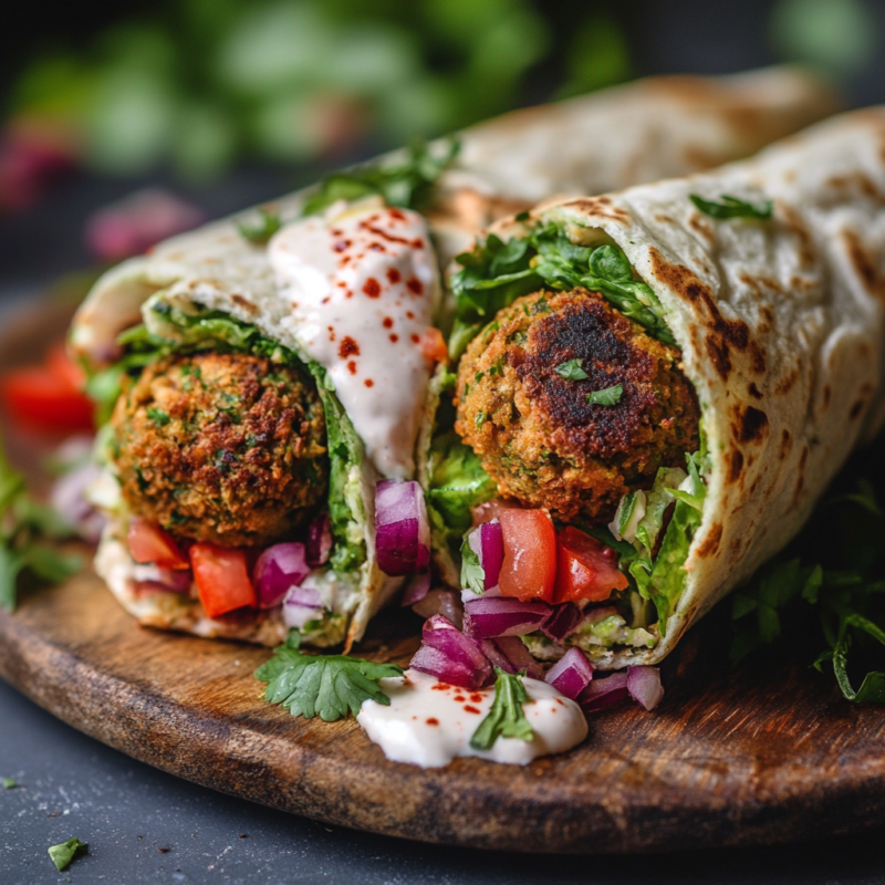 Safari Falafel Wrap Gluten-Free.